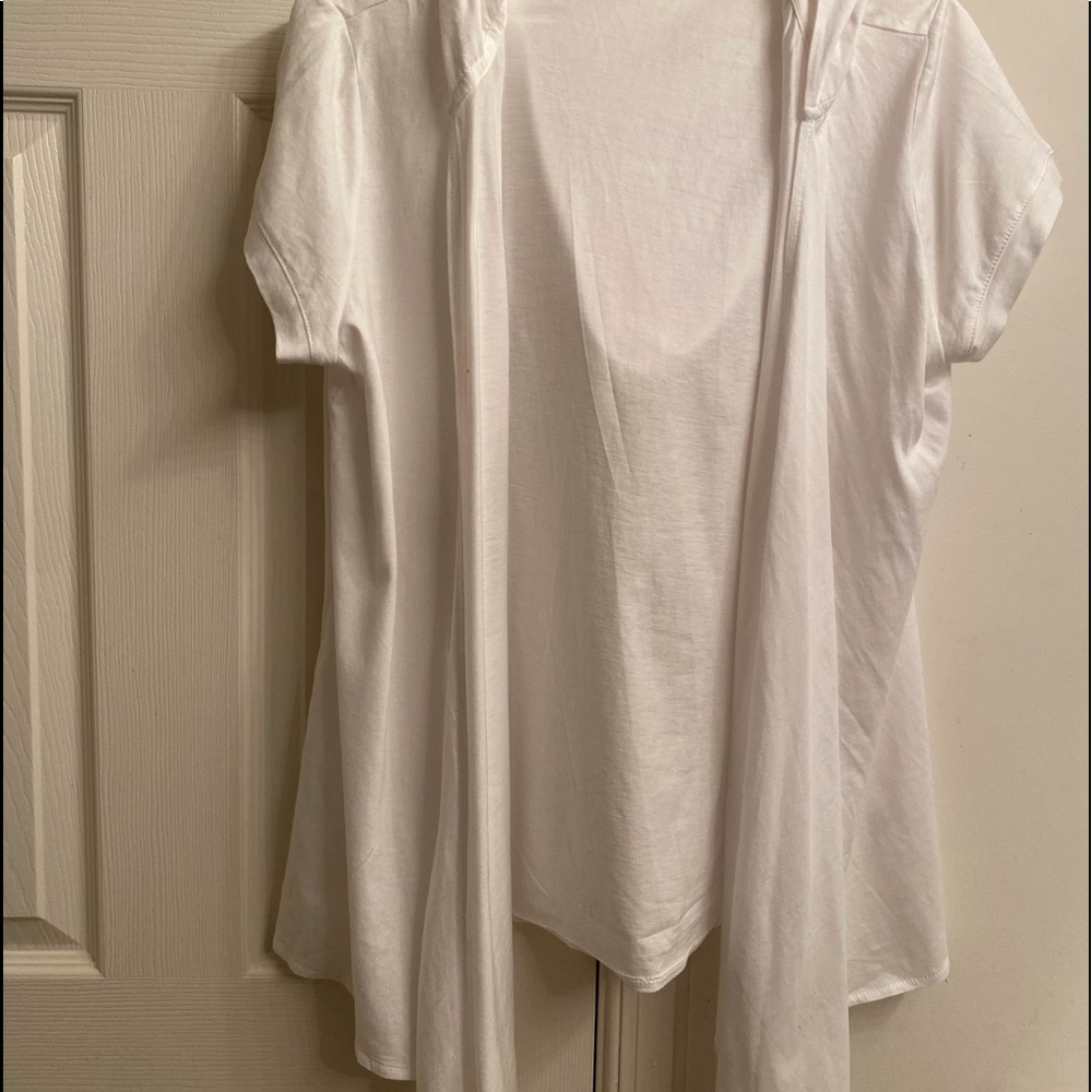 Casual top white top with hood